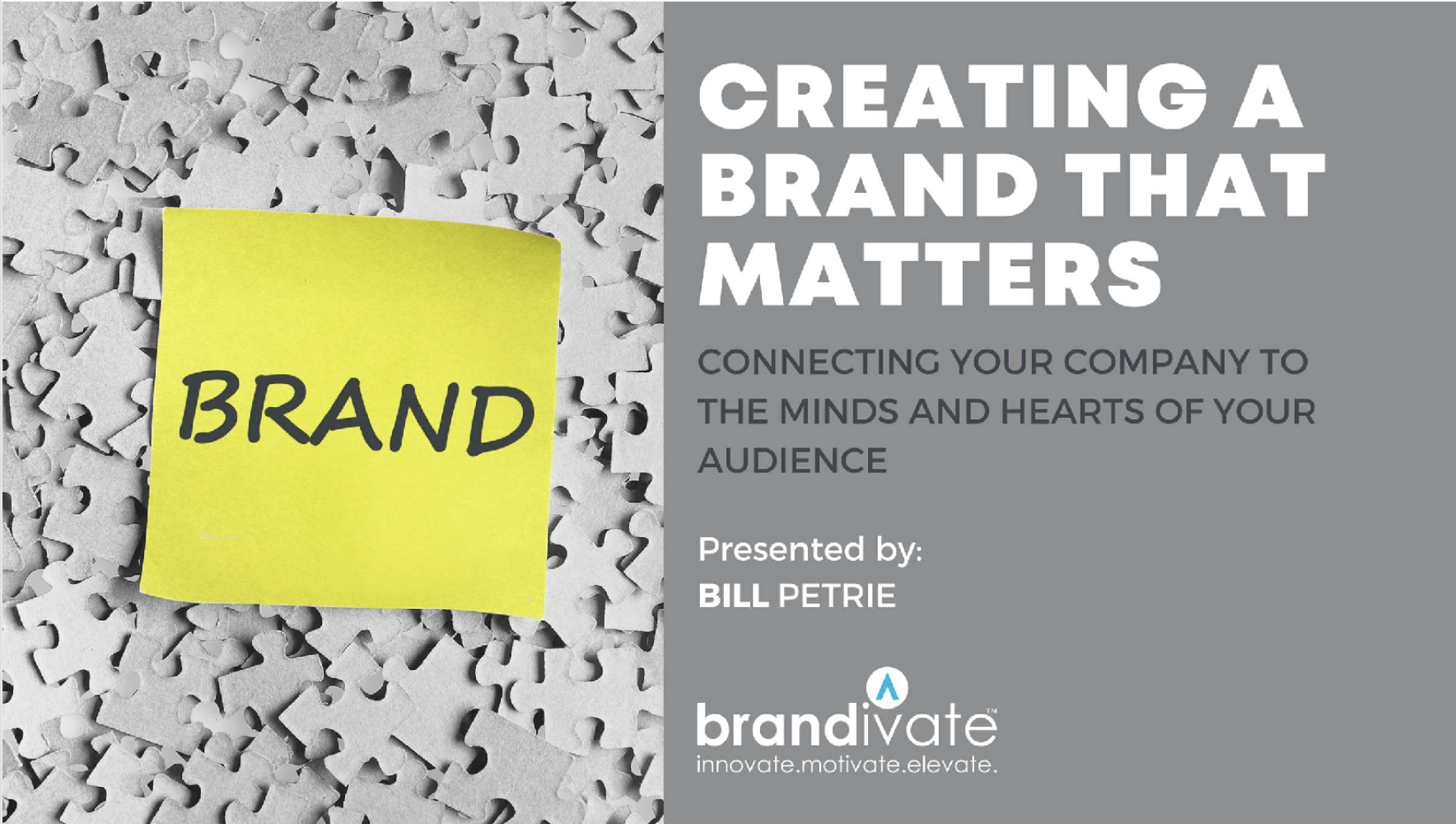 How To Create A Brand That Matters